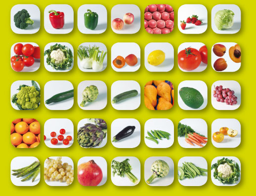Tableau des fruits et légumes